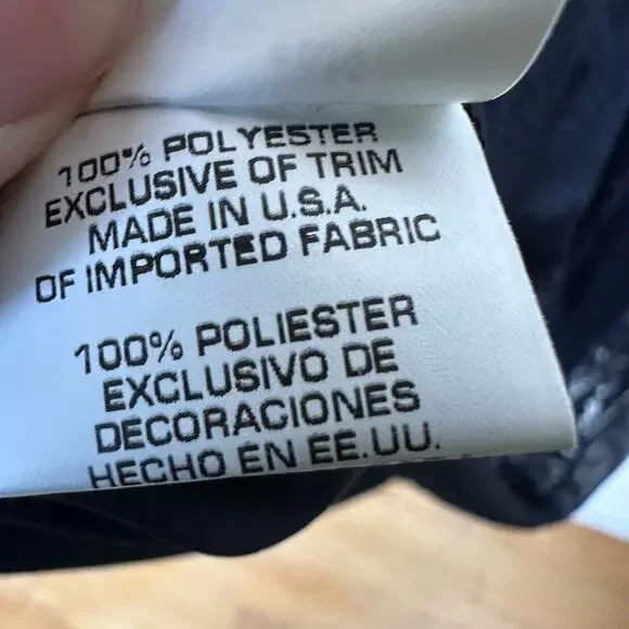 Marina Black Lace Dress - Size 20W - Made in USA - Picture 9 of 9